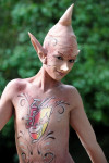 Nicole. Bodypainter: Enrico Lein.